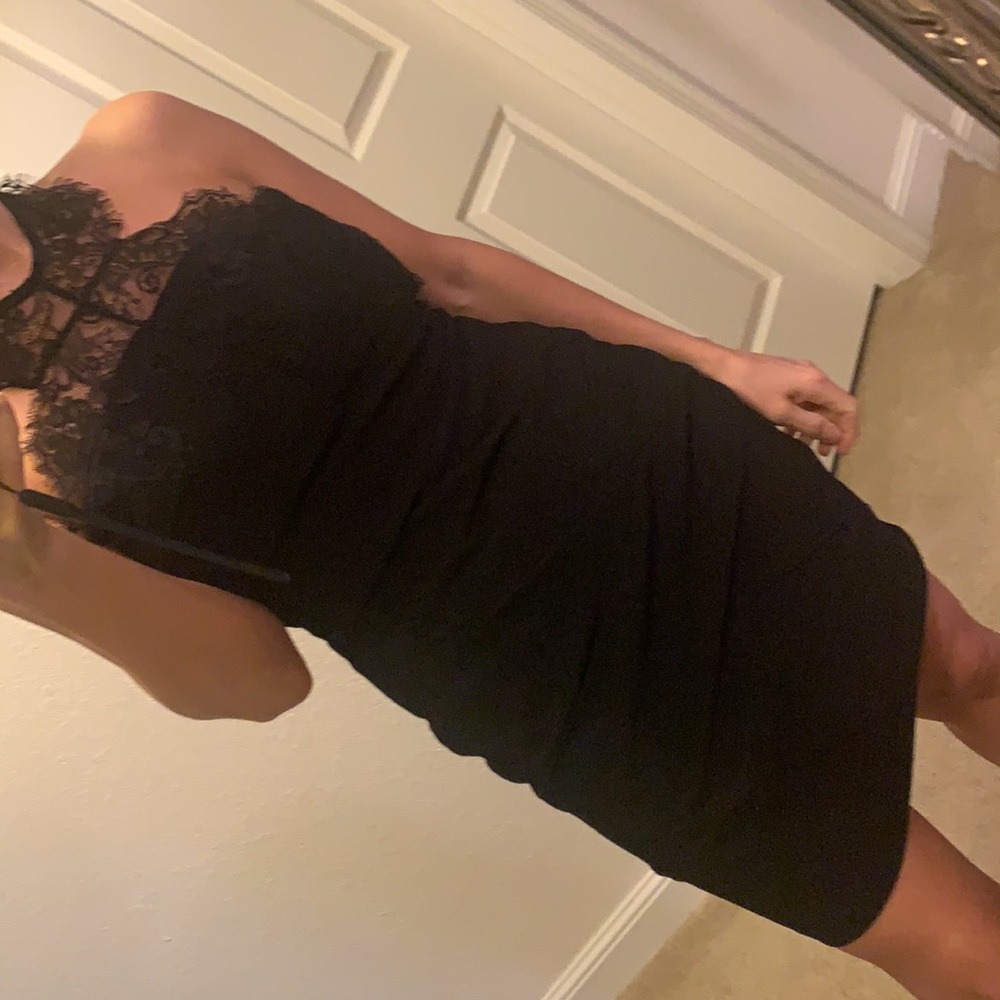 Little black dress beautiful for parties size L - Picture 6 of 17